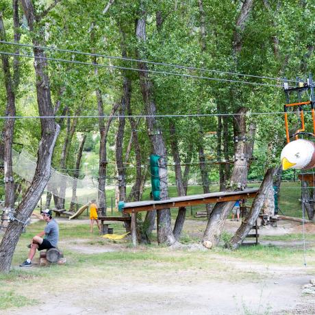 Jungle Kid, parcours aventure enfant au plan d'eau de Jausiers - Jungle Kid