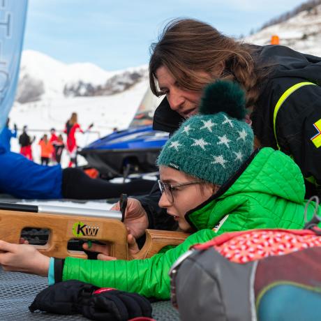 Découverte du biathlon à Larche - Découverte du biathlon à Larche