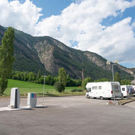 Aire de service et de stationnement camping-car de Jausiers - Aire de service et de stationnement camping-car de Jausiers