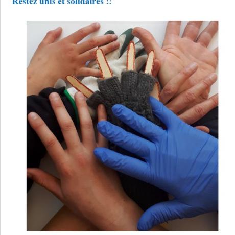 Restez unis et solidaires ! - Association Vivre Jeune à Jausiers