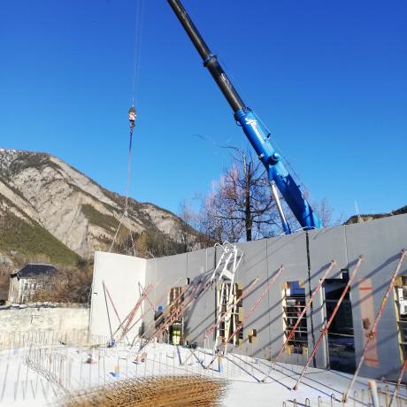Grue PPM pour panneaux lourds