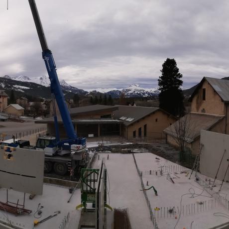 Vue du chantier