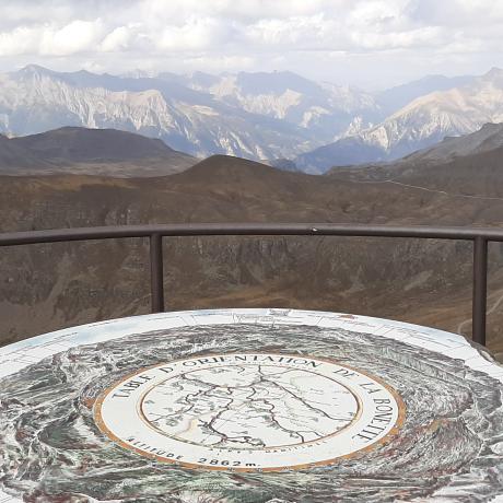 Table d'Orientation - Cime de La Bonette - Altitude 2 862 m
