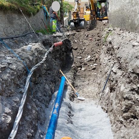 Jausiers_Sanières_enfouissement réseaux_Briançon Jausiers_Sanières_enfouissement réseaux_Briançon