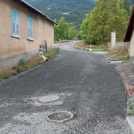 Jausiers_Sanières_enfouissement réseaux_Briançon Jausiers_Sanières_enfouissement réseaux_Briançon