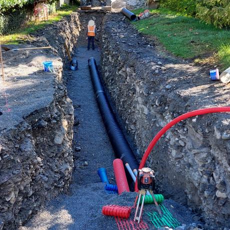 Jausiers_Sanières_enfouissement réseaux Jausiers_Sanières_enfouissement réseaux