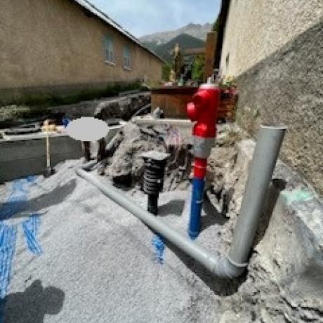 Jausiers_Sanières_enfouissement réseaux Jausiers_Sanières_enfouissement réseaux