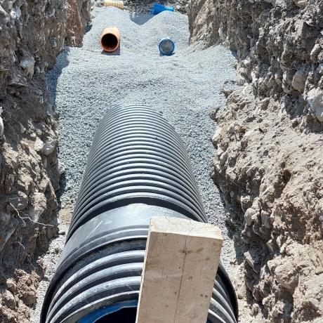 Jausiers_Sanières_enfouissement réseaux Jausiers_Sanières_enfouissement réseaux