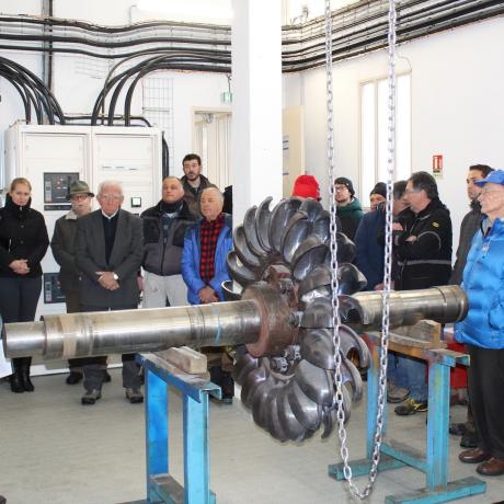 Inauguration nouvelle turbine 12 décembre 2017 photo Sylvie Arnaud