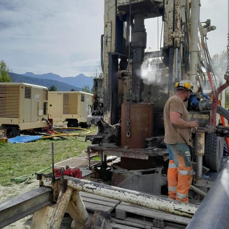 Jausiers_Captage Breissand_Forage 14 septembre 2022 Jausiers_Captage Breissand_Forage 14 septembre 2022