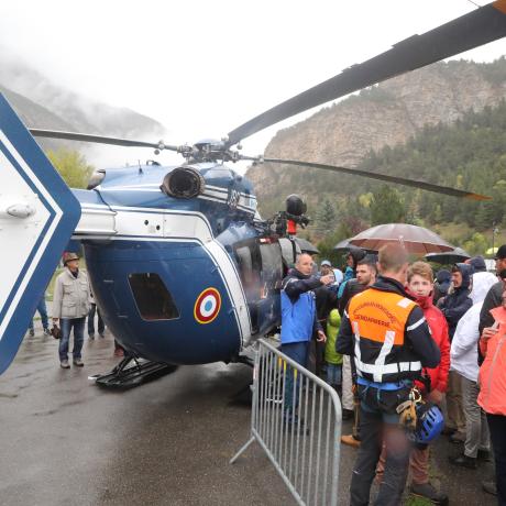 Jausiers_50 ans PGHM_Choucas04_photo S Arnaud la Provence