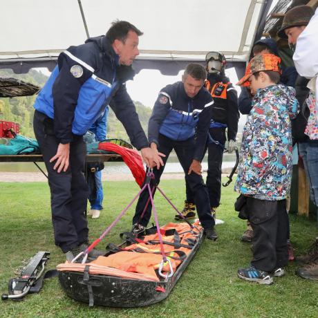 Jausiers_50 ans PGHM_Ateliers_photo S Arnaud la Provence