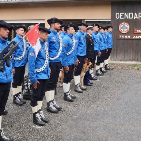 Jausiers_50 ans PGHM_cérémonie_photo S Arnaud la Provence