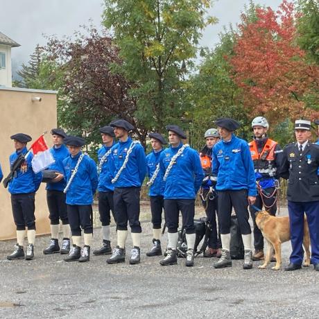 Jausiers_50 ans PGHM_cérémonie_photo S Arnaud la Provence