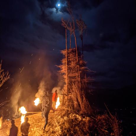 Froustet- Feux de Joie de Noël_ Jausiers Froustet- Feux de Joie de Noël_ Jausiers