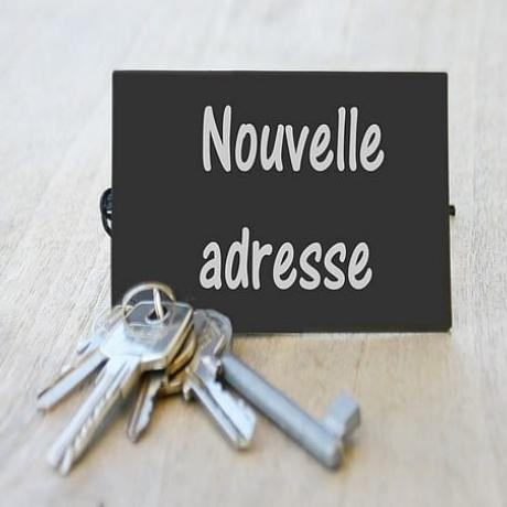 Adresse nouvelle