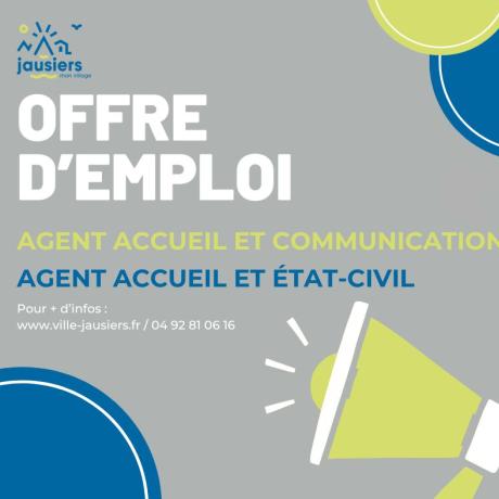 OFFRE D’EMPLOI_agents administratifs