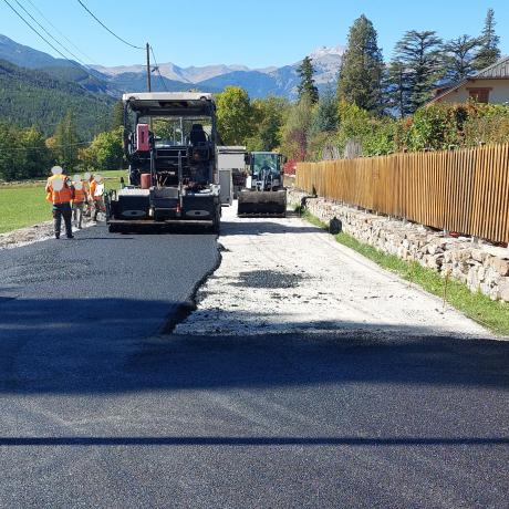 Travaux réfection de voiries_Jausiers