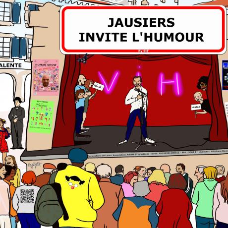 mon village invite l'humour_visuel_Jausiers