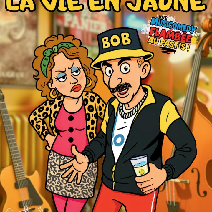 Sac à boulons_La vie en jaune_Mon Village Invite l'Humour_Jausiers Sac à boulons_La vie en jaune_Mon Village Invite l'Humour_Jausiers