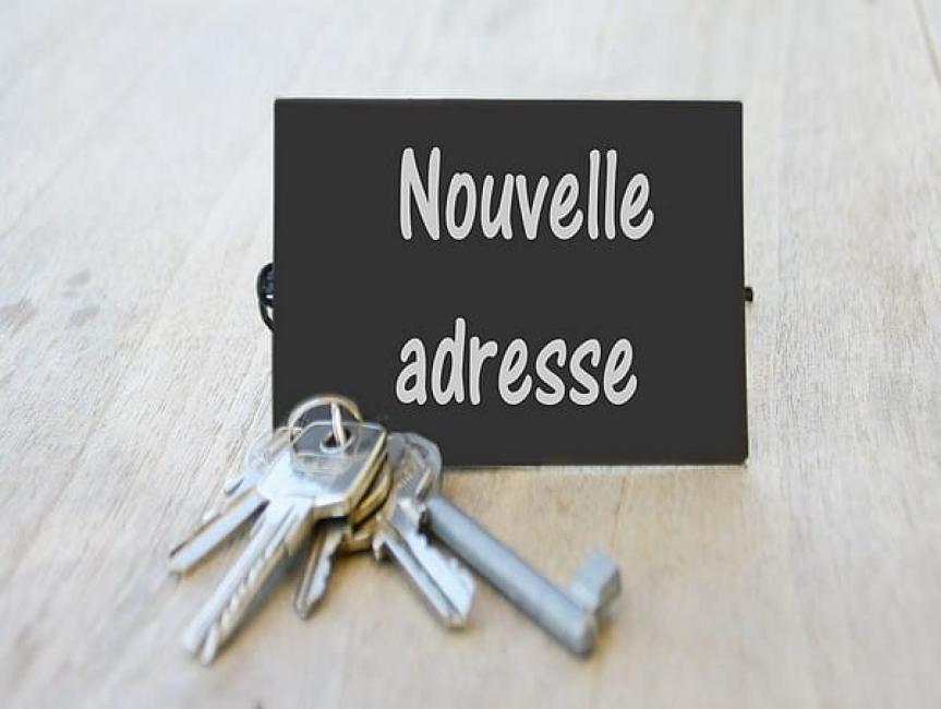 Adresse nouvelle