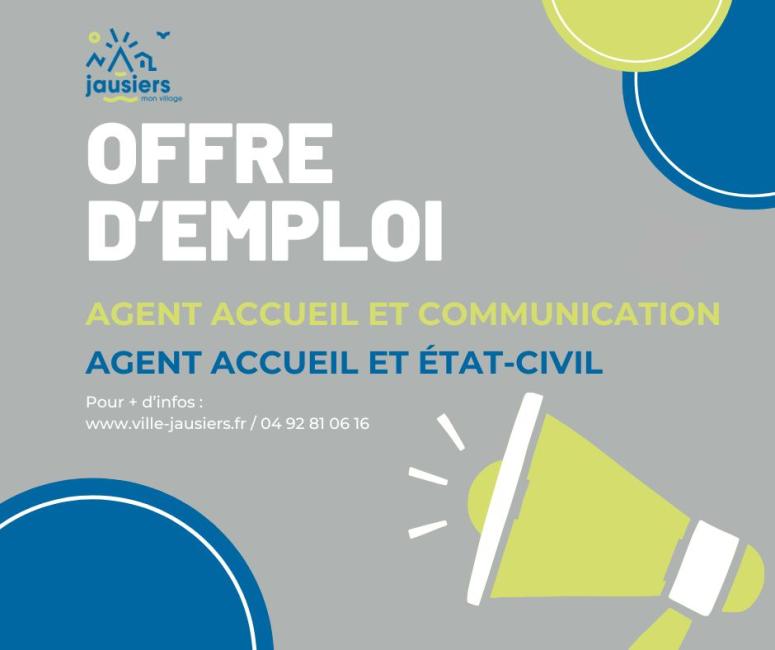 OFFRE D’EMPLOI_agents administratifs
