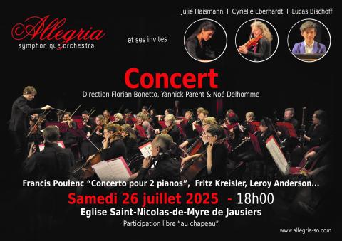 Allegria symphonique orchestra_Affiche 2025