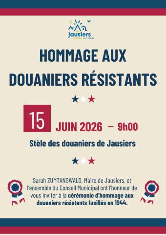Affiche_hommage_douaniers_15 juin 2026.