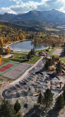 Pumptrack_Jausiers_vue aérienne