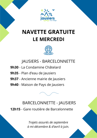 NAVETTES GRATUITES_affiche 2024 2025_Jausiers