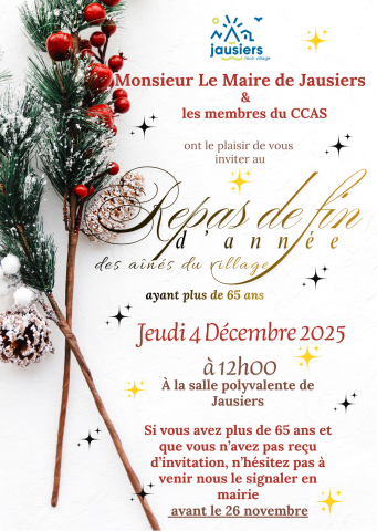 Jausiers_Repas CCAS_4 décembre 2025